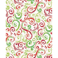 Gift Wrap (24"x100') CHRISTMAS SWIRL